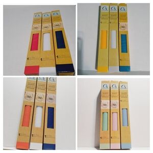 Crafter's Square Permanent Pastel Glossy Vinyl Paper 12 Roll Bundle